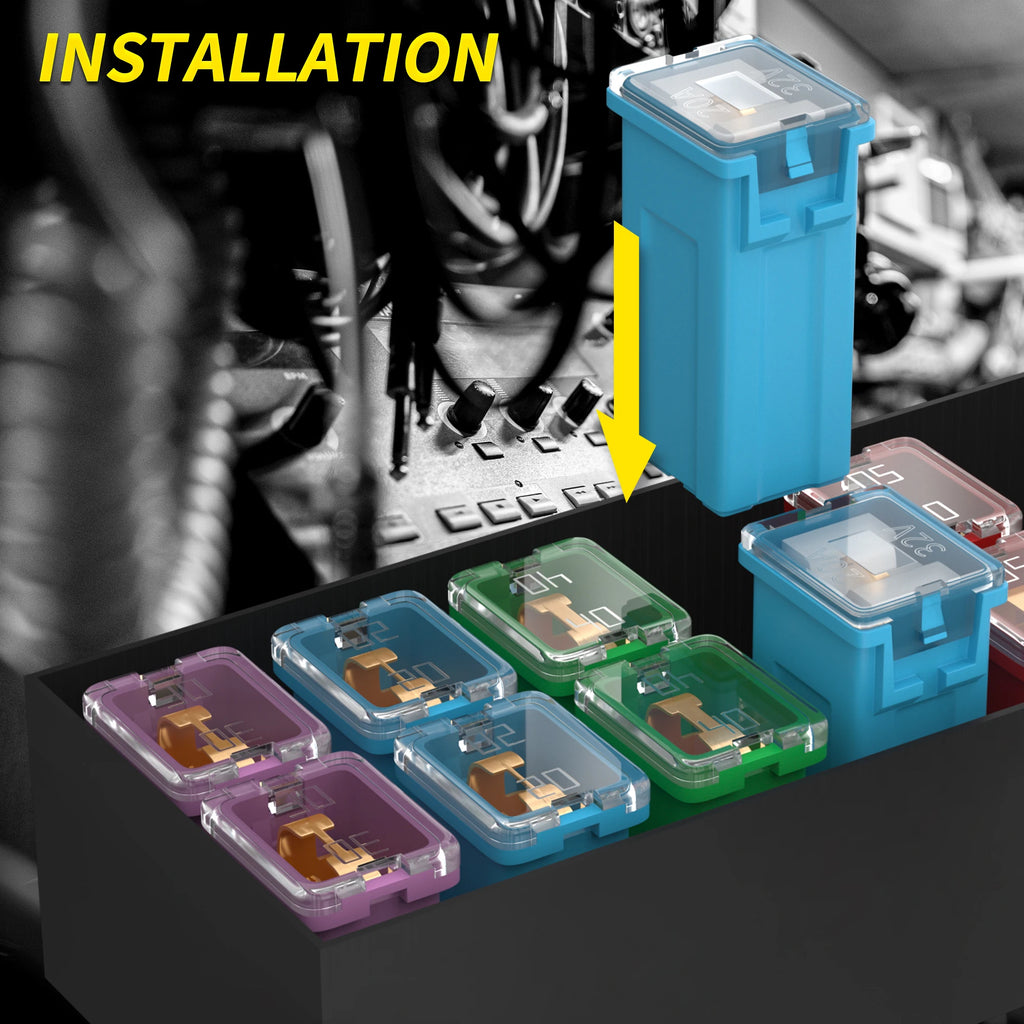 36pcs Jcase Car Fuse Assortment Kit Tall/STD and Low Profile